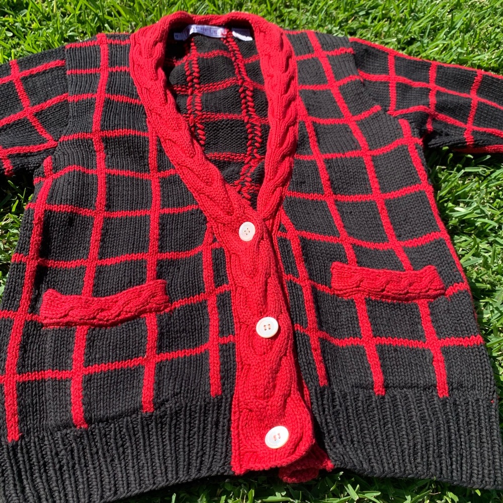 ✨❤️🖤 Vintage Knits Cardigan 🖤❤️✨
